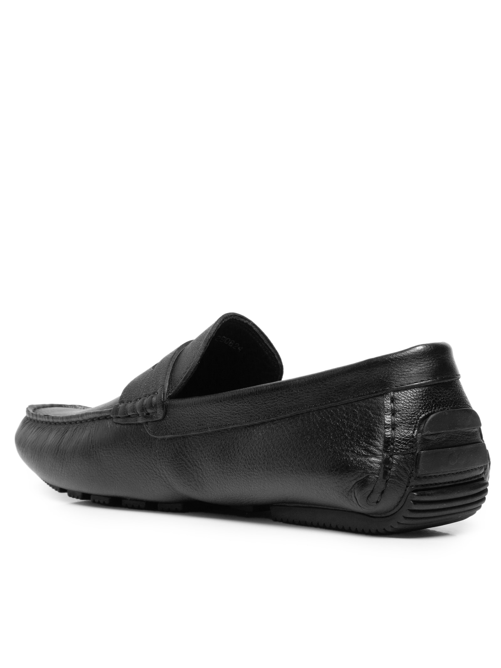 Sapato Masculino Driver Penny Loafer Couro Legítimo Preto '2 Essential