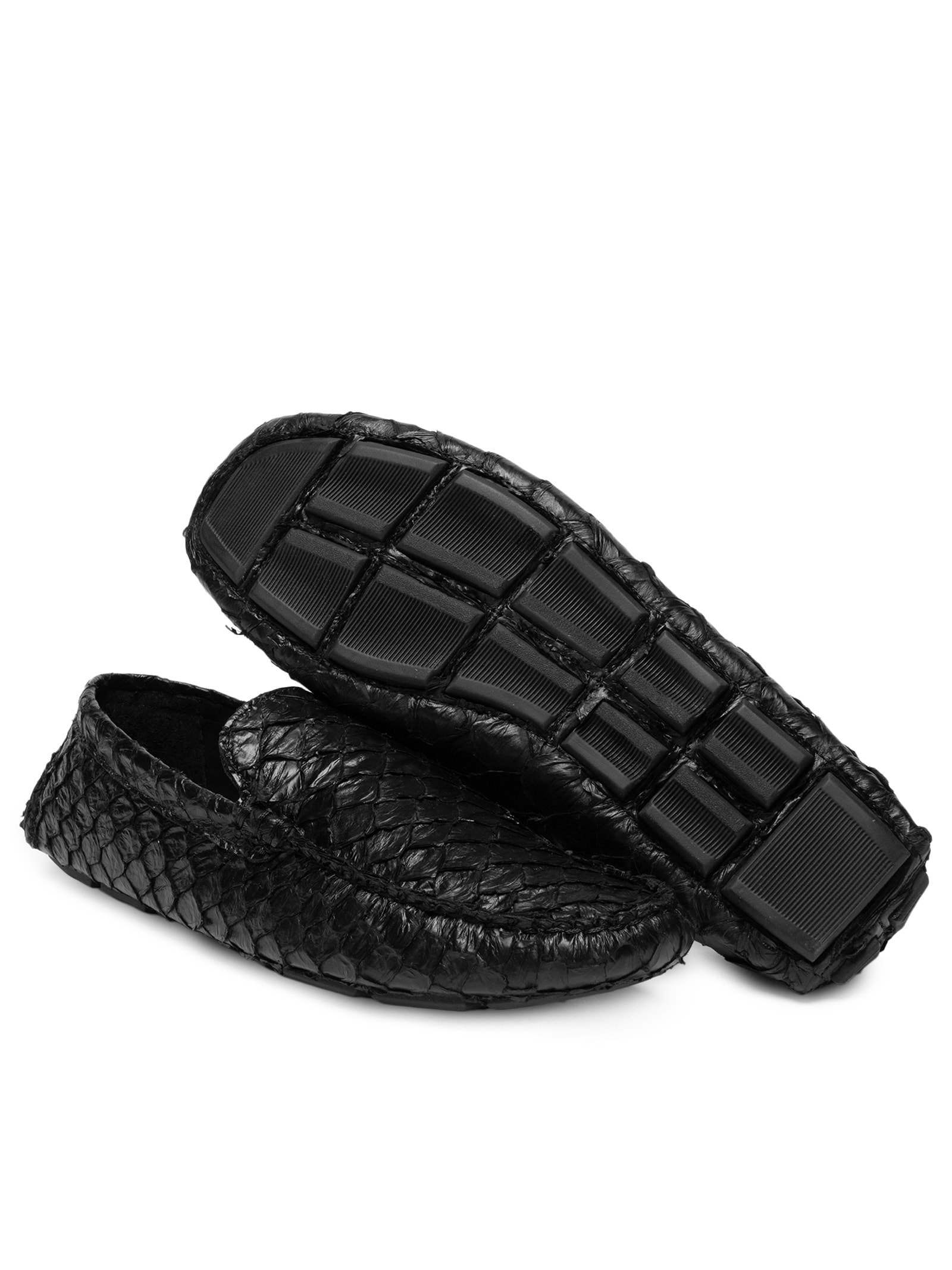 Sapato Masculino Driver Pirarucu Preto Osklen