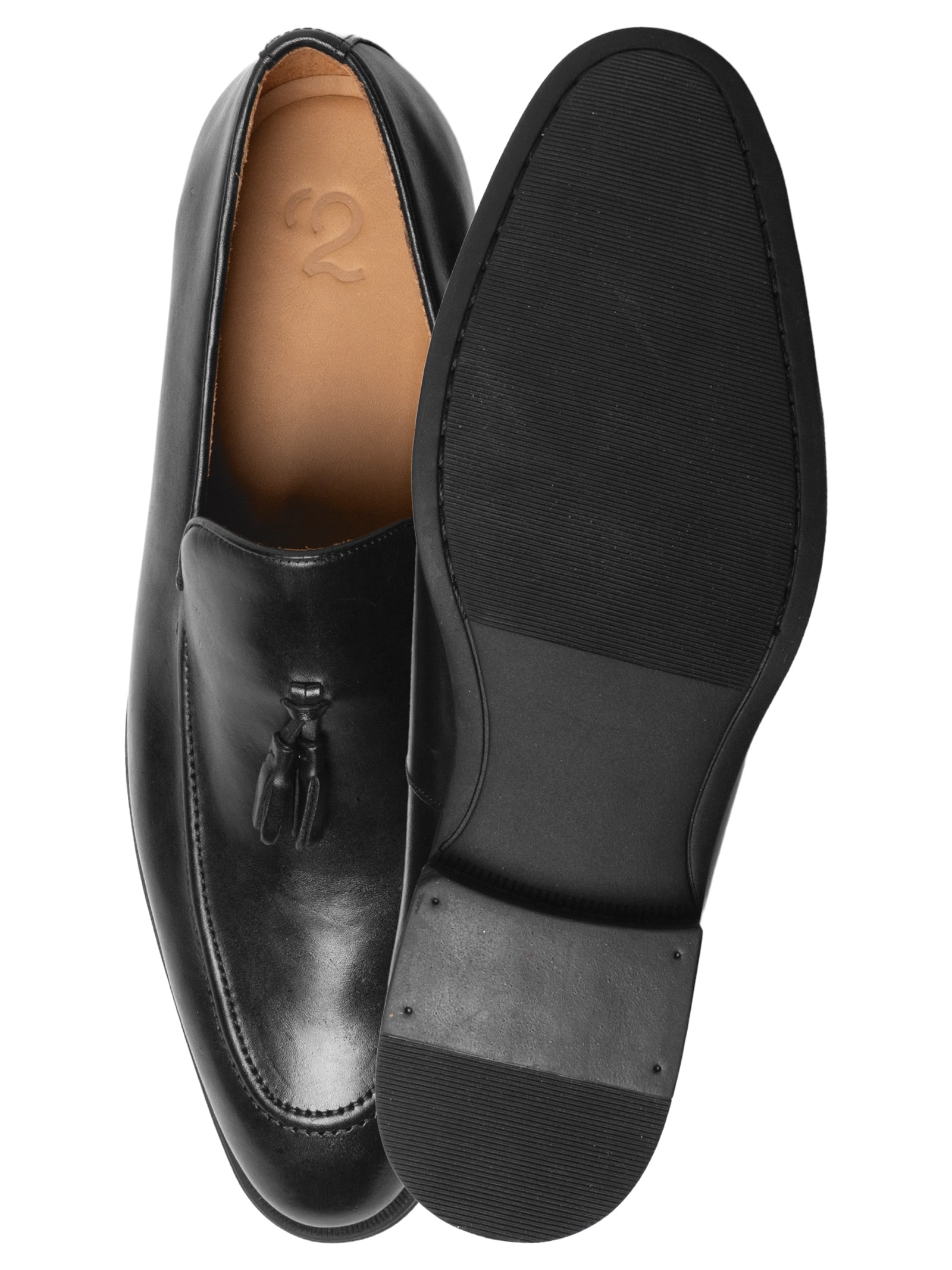 Sapato Masculino Loafer Em Couro Legítimo Preto '2 Essential