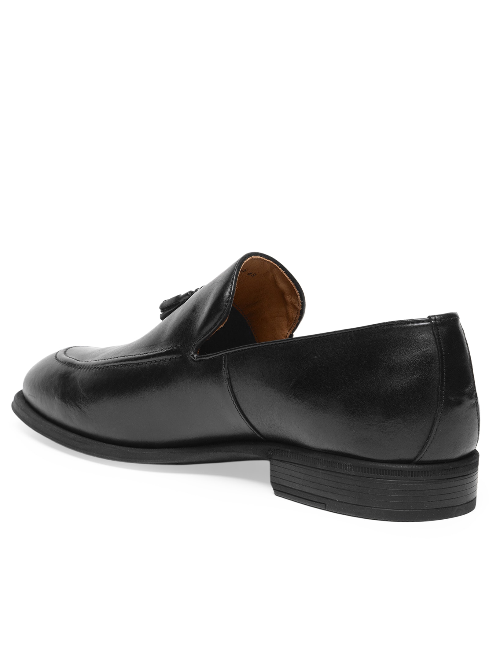Sapato Masculino Loafer Em Couro Legítimo Preto '2 Essential