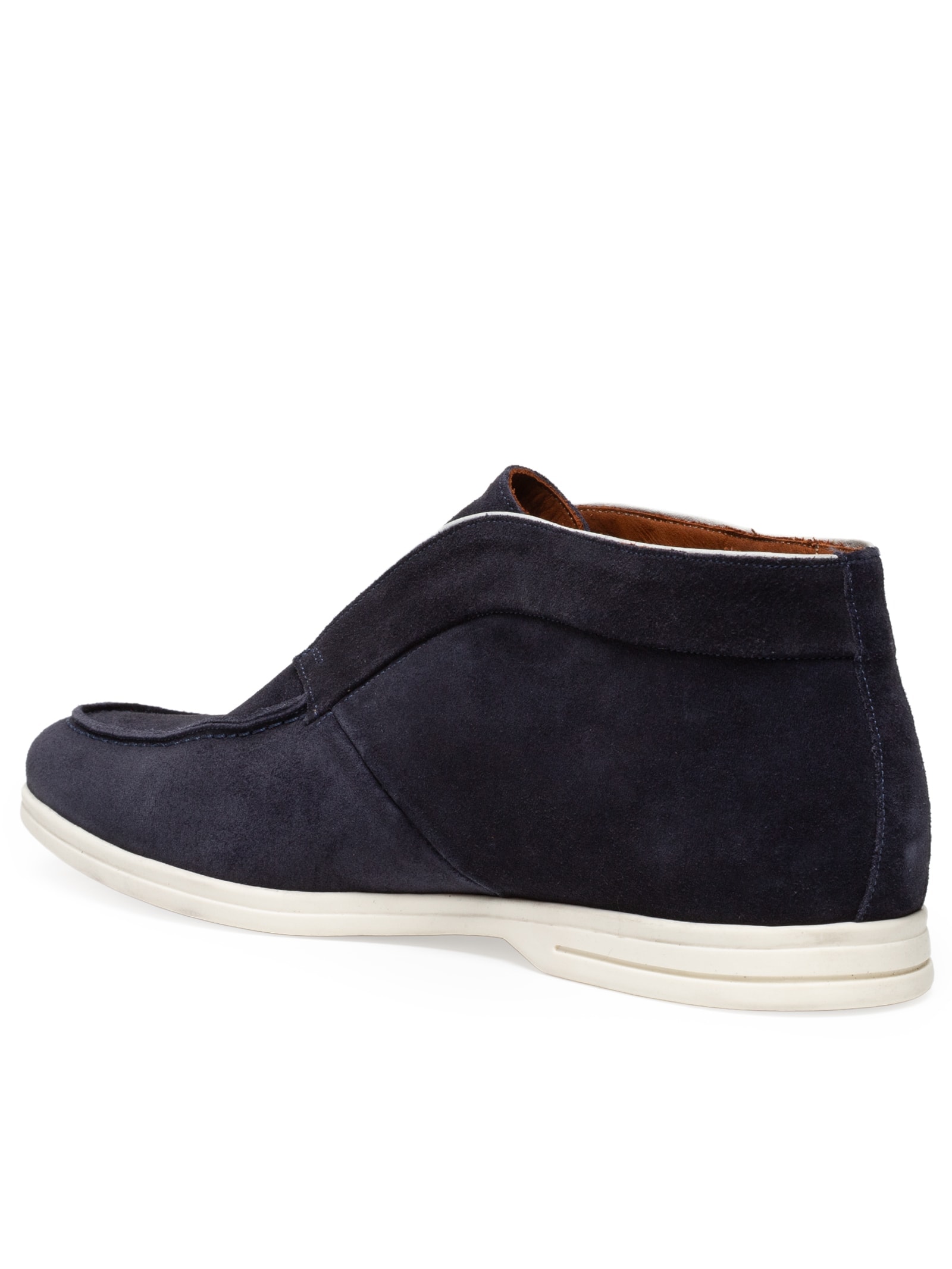 Sapato Masculino Loafer Walker Em Camurça Azul '2 Essential