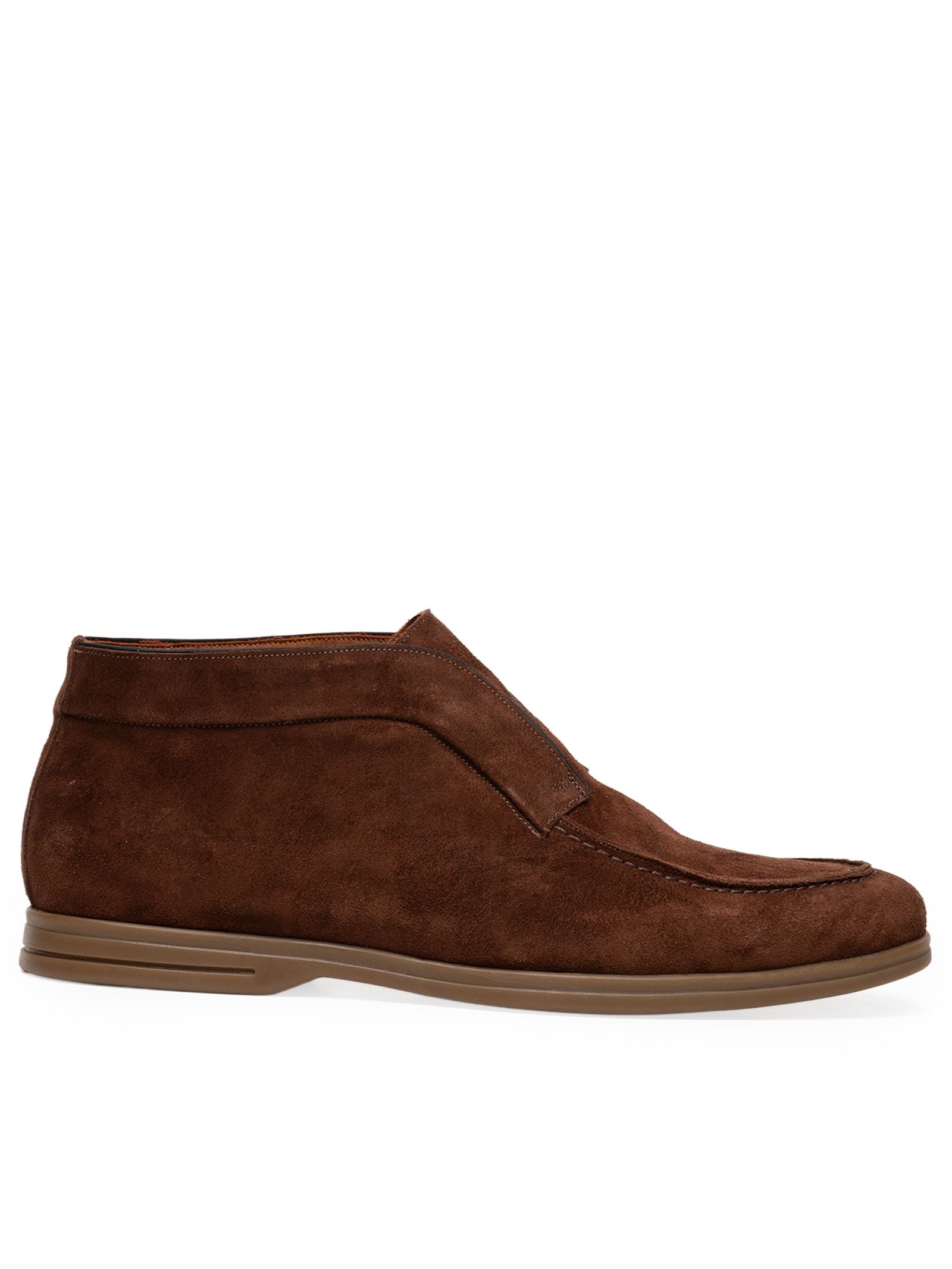 Sapato Masculino Loafer Walker Em Camurça Marrom '2 Essential