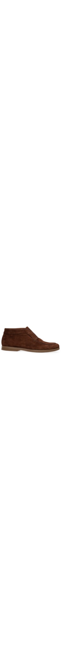 Sapato Masculino Loafer Walker Em Camurça - Marrom