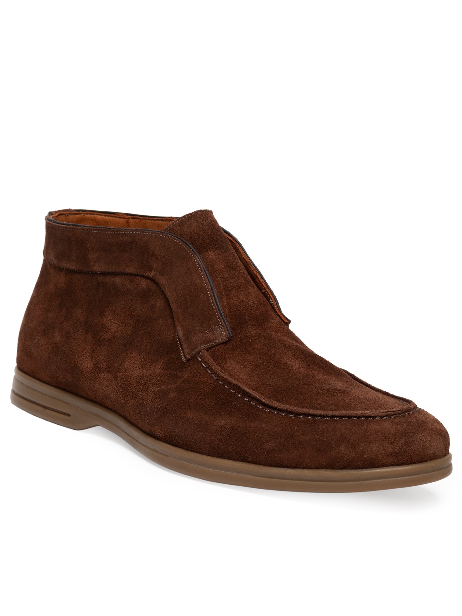 Sapato Masculino Loafer Walker Em Camurça Marrom '2 Essential