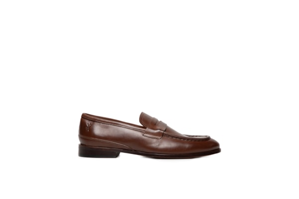 Sapato Masculino Mocassim Couro Mônaco - Marrom