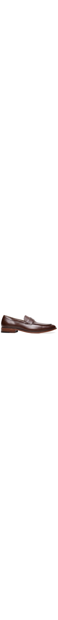 Sapato Masculino Mocassim Couro Penny Loafer - Marrom