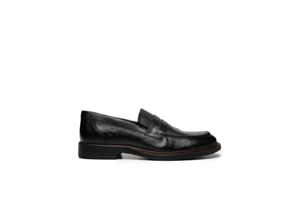 Sapato Masculino Mocassim Floater Rubber - Preto