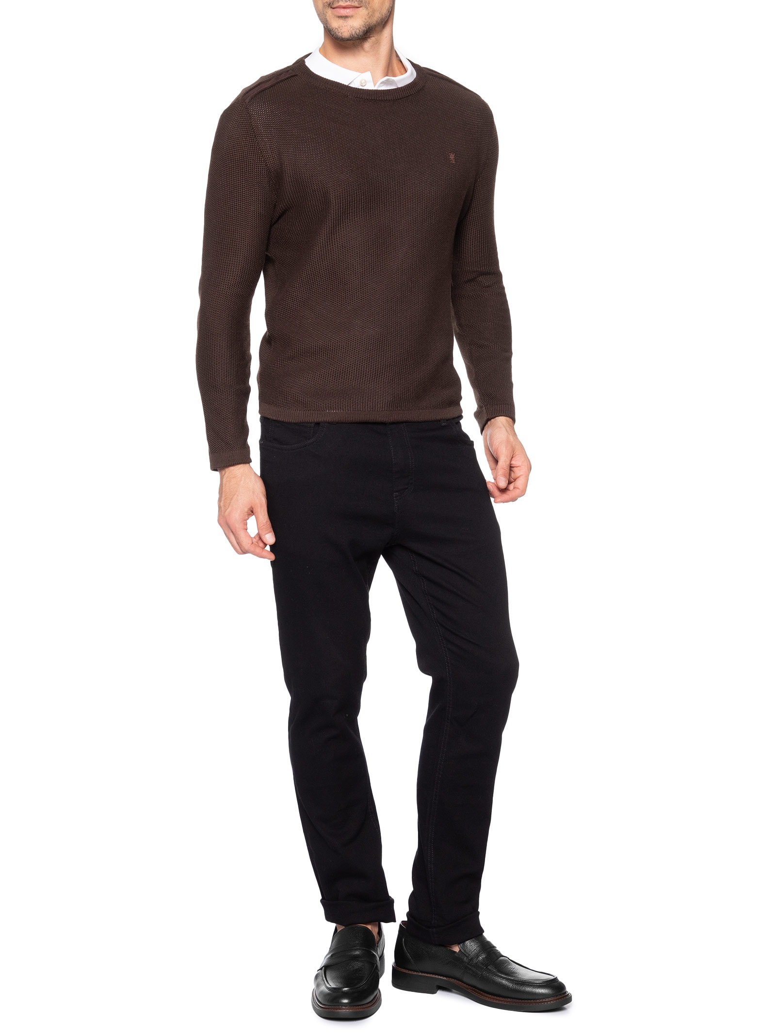 Sapato Masculino Mocassim Floater Rubber Preto Sergio K