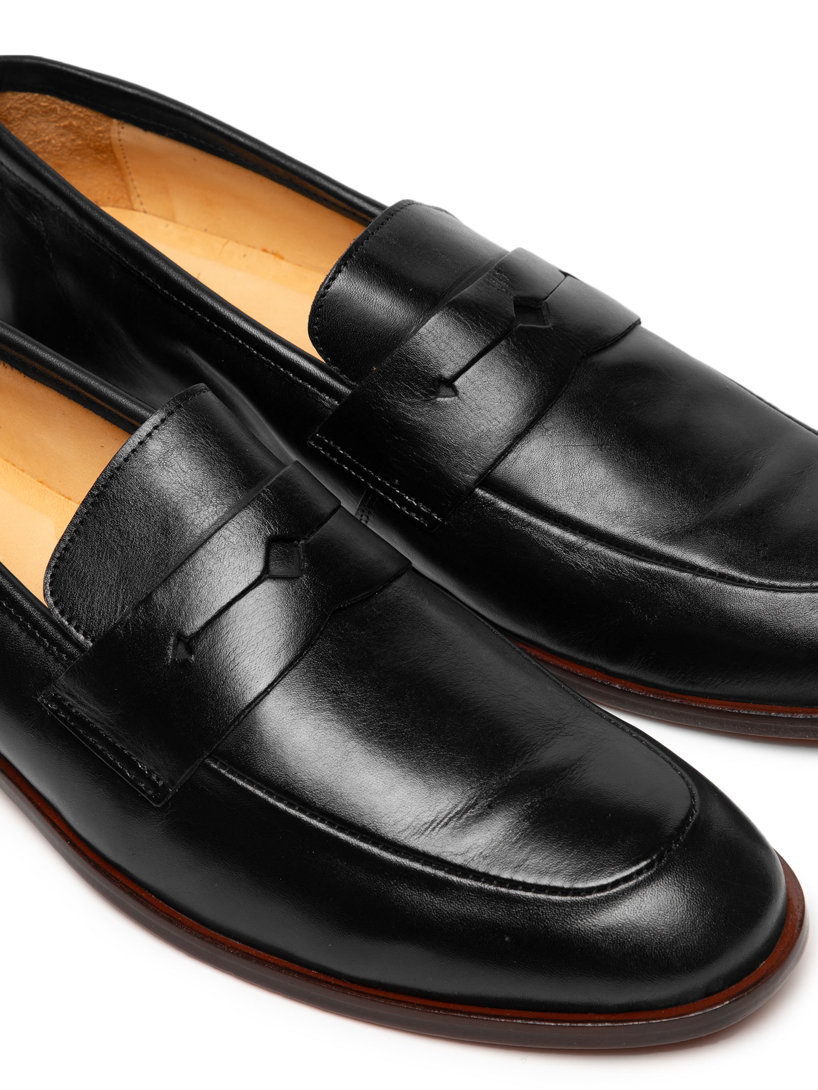 Sapato Masculino Mocassim Gravata Couro Classic Preto Sergio K