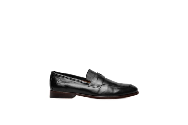 Sapato Masculino Mocassim Gravata Couro Classic - Preto