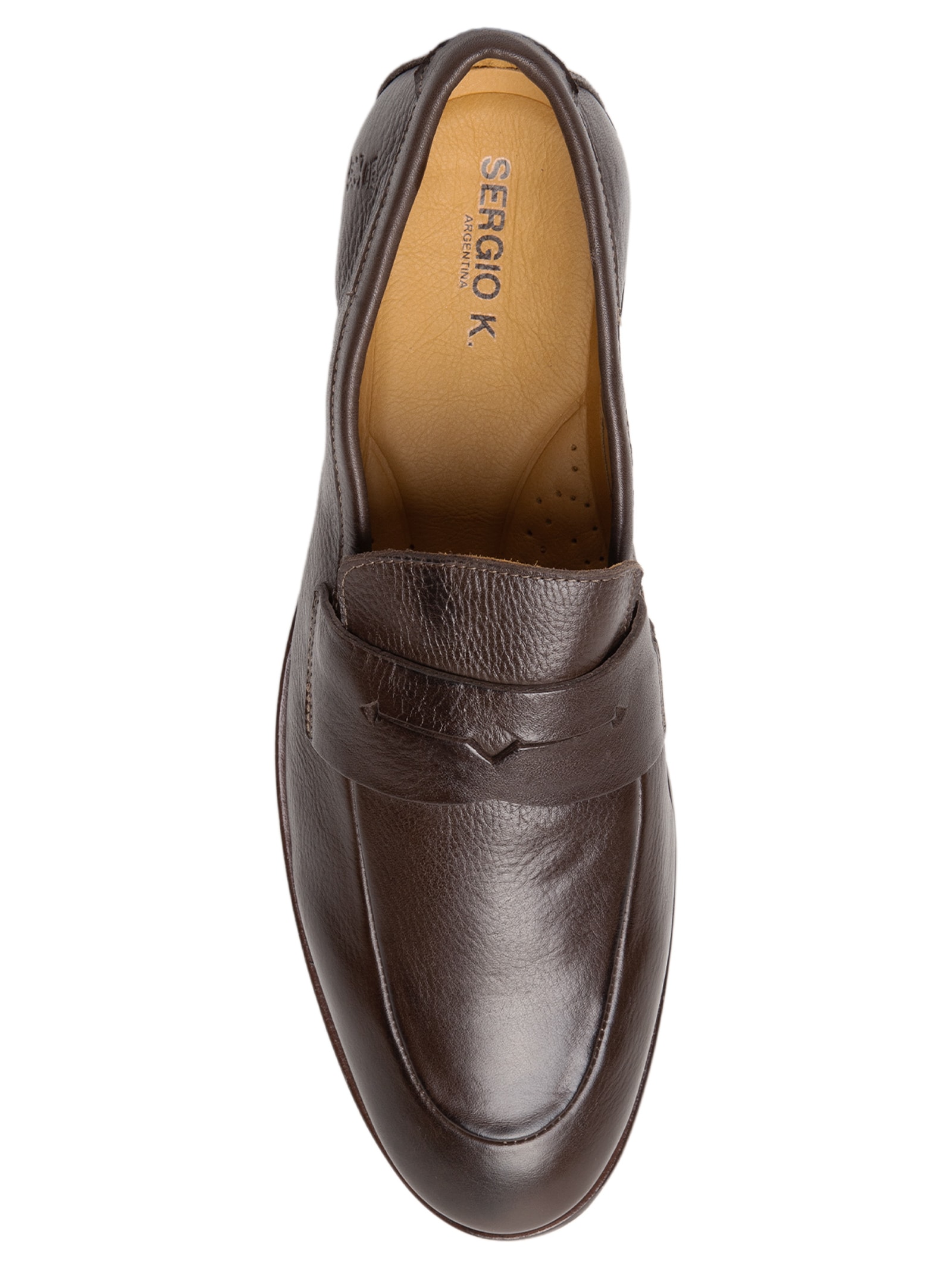 Sapato Masculino Mocassim Gravata Floate Marrom Sergio K