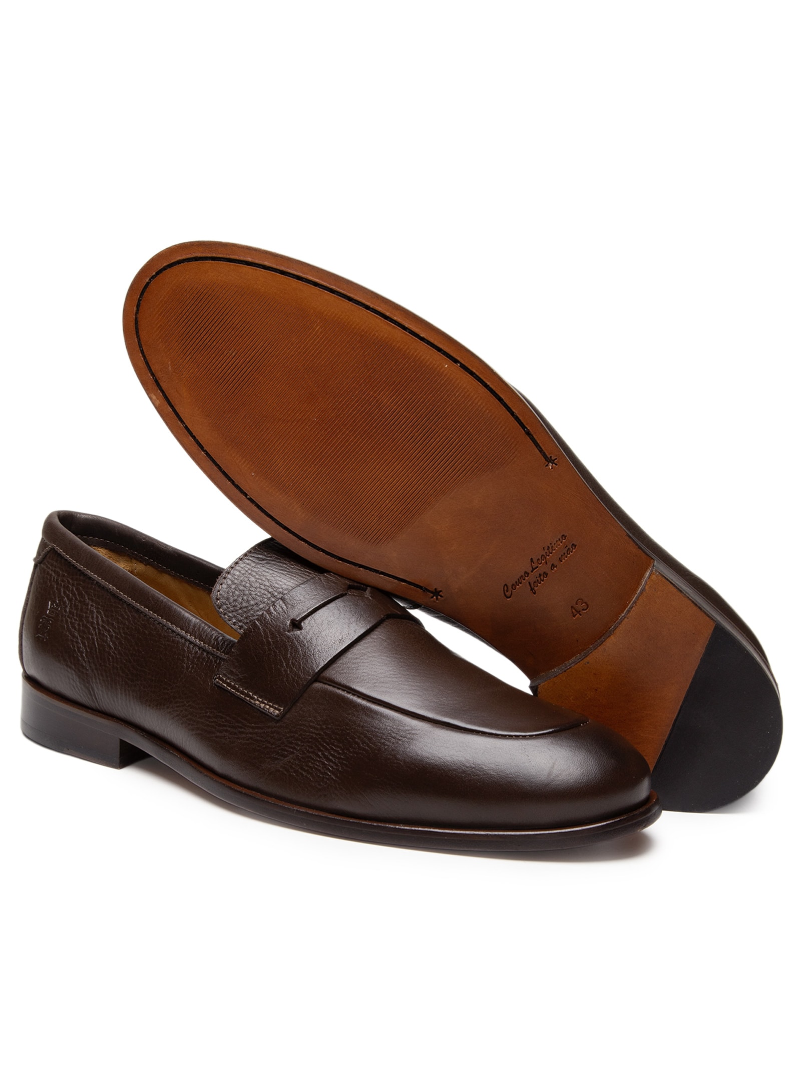 Sapato Masculino Mocassim Gravata Floate Marrom Sergio K