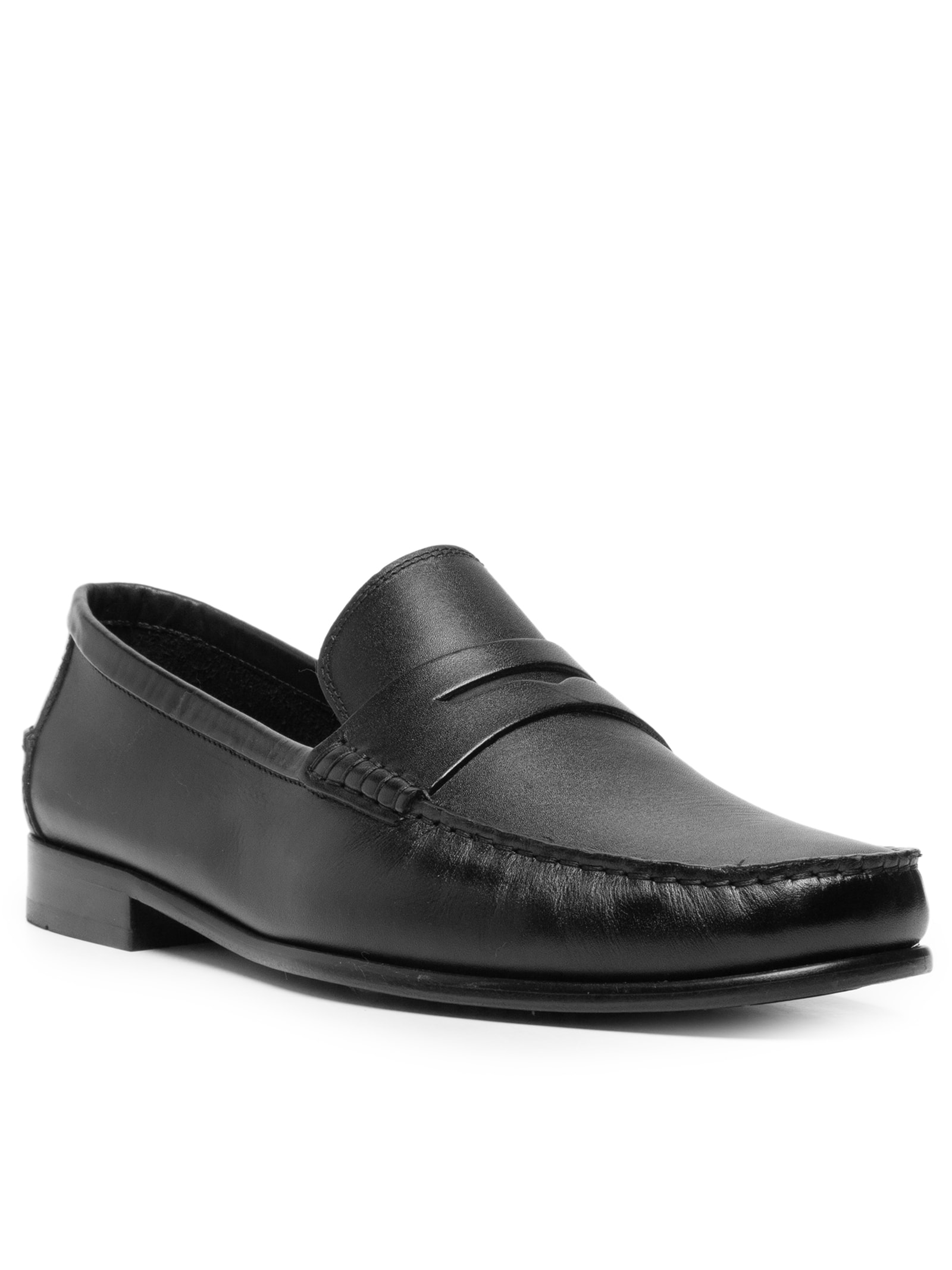 Sapato Masculino Penny Loafer Couro Legítimo Preto '2 Essential
