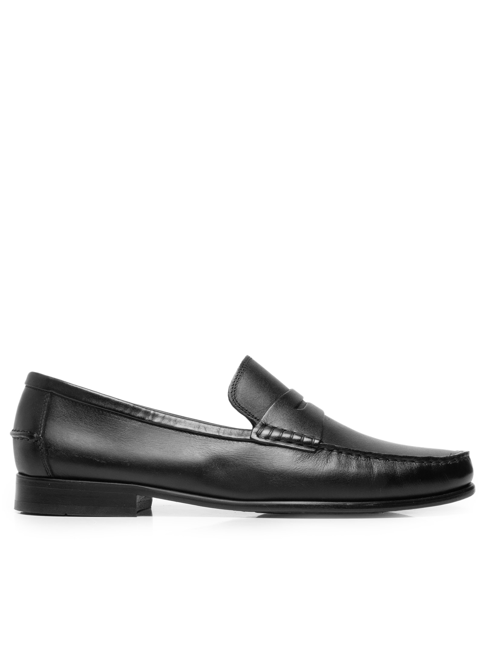 Sapato Masculino Penny Loafer Couro Legítimo Preto '2 Essential