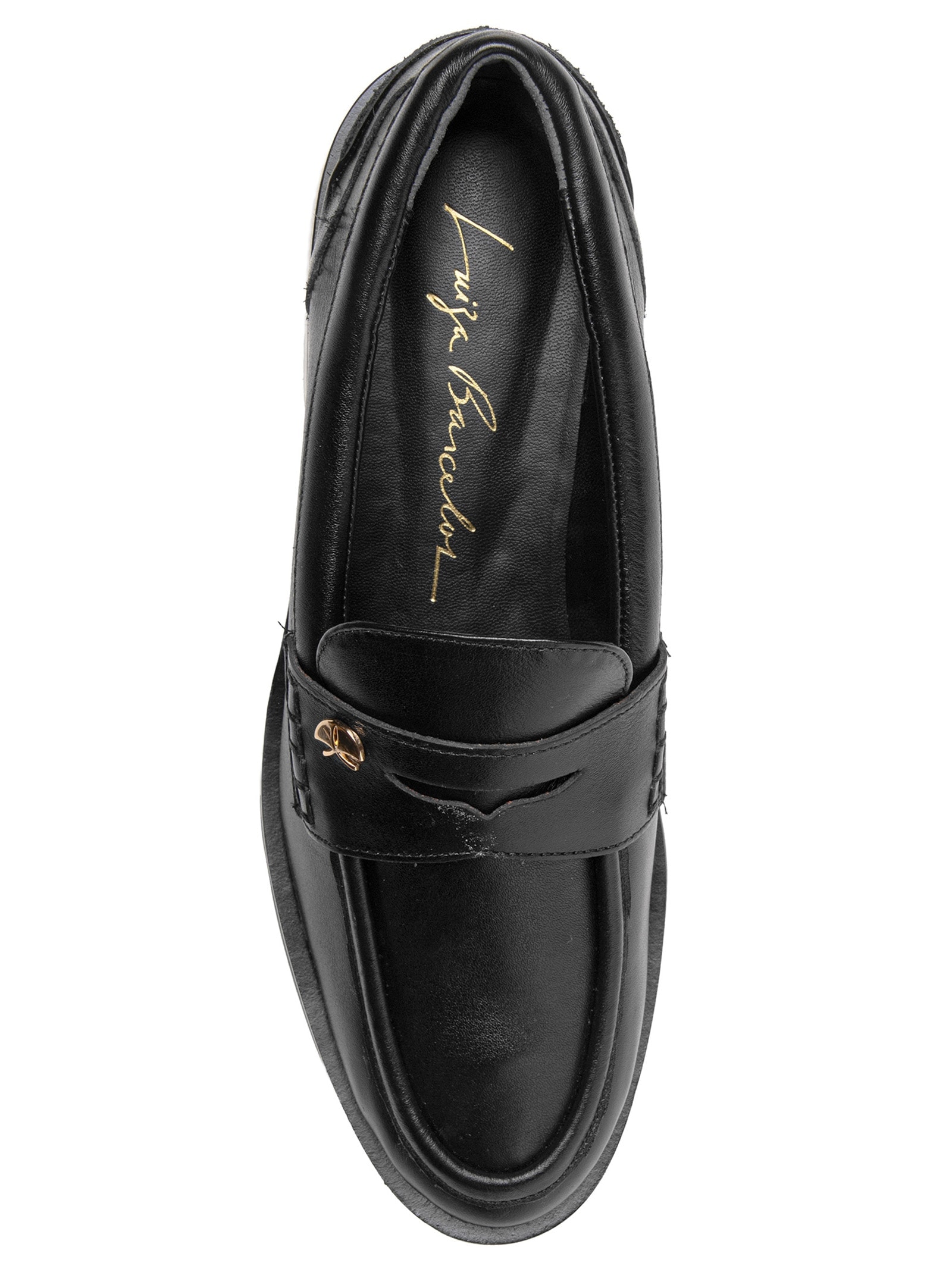 Sapato Mocassim Feminino Haras Preto Luiza Barcelos