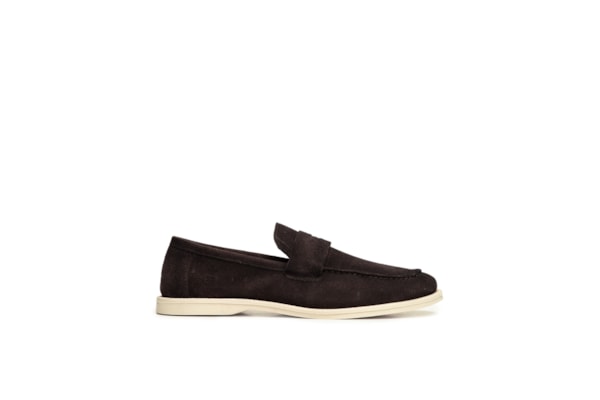 Sapato Mocassim Masculino Loafer Stoned Em Couro - Marrom