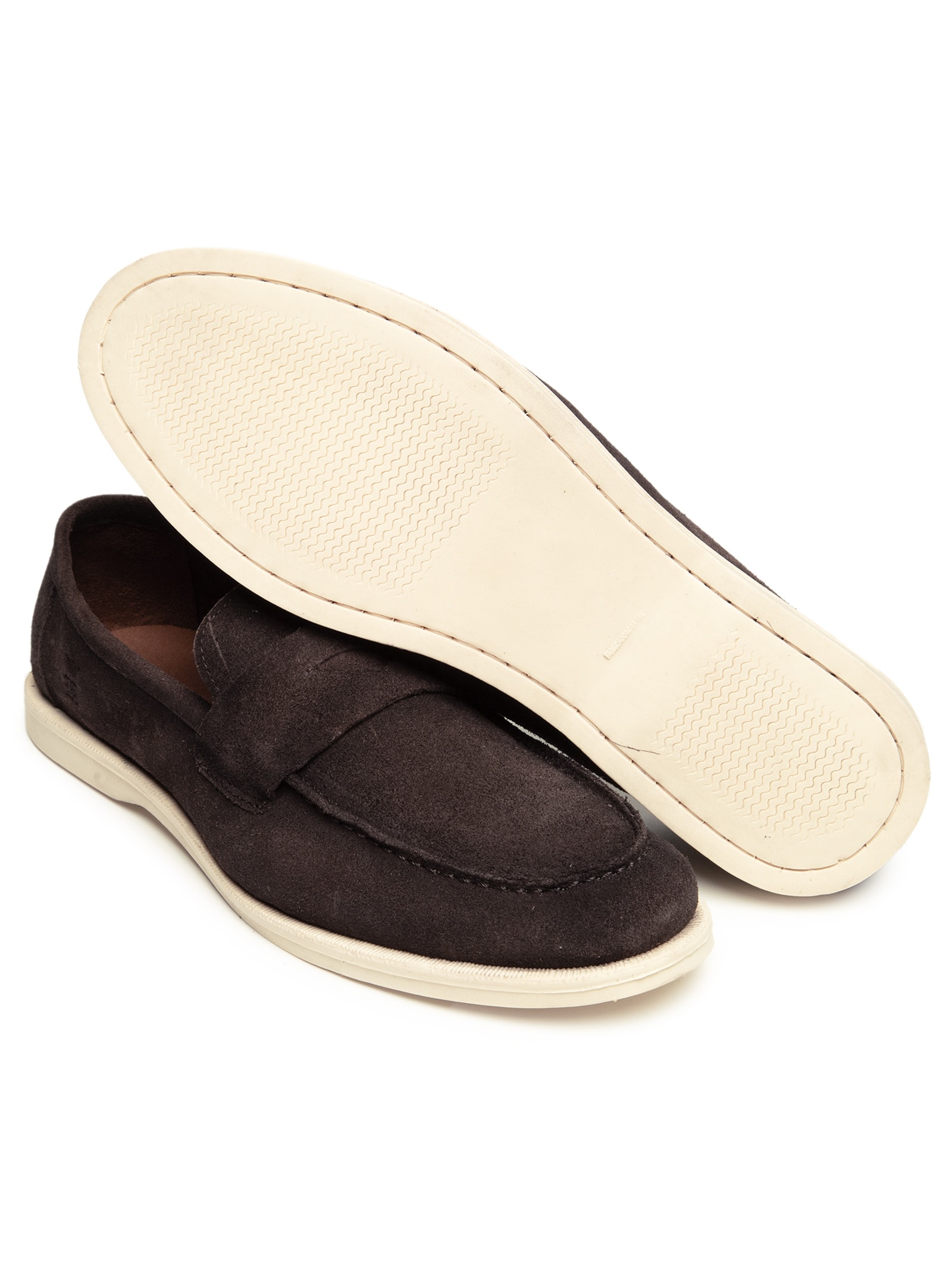Sapato Mocassim Masculino Loafer Stoned Em Couro Marrom Sergio K