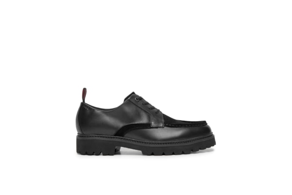 Sapato Oxford Masculino Draven Derb PLLTSD – Preto