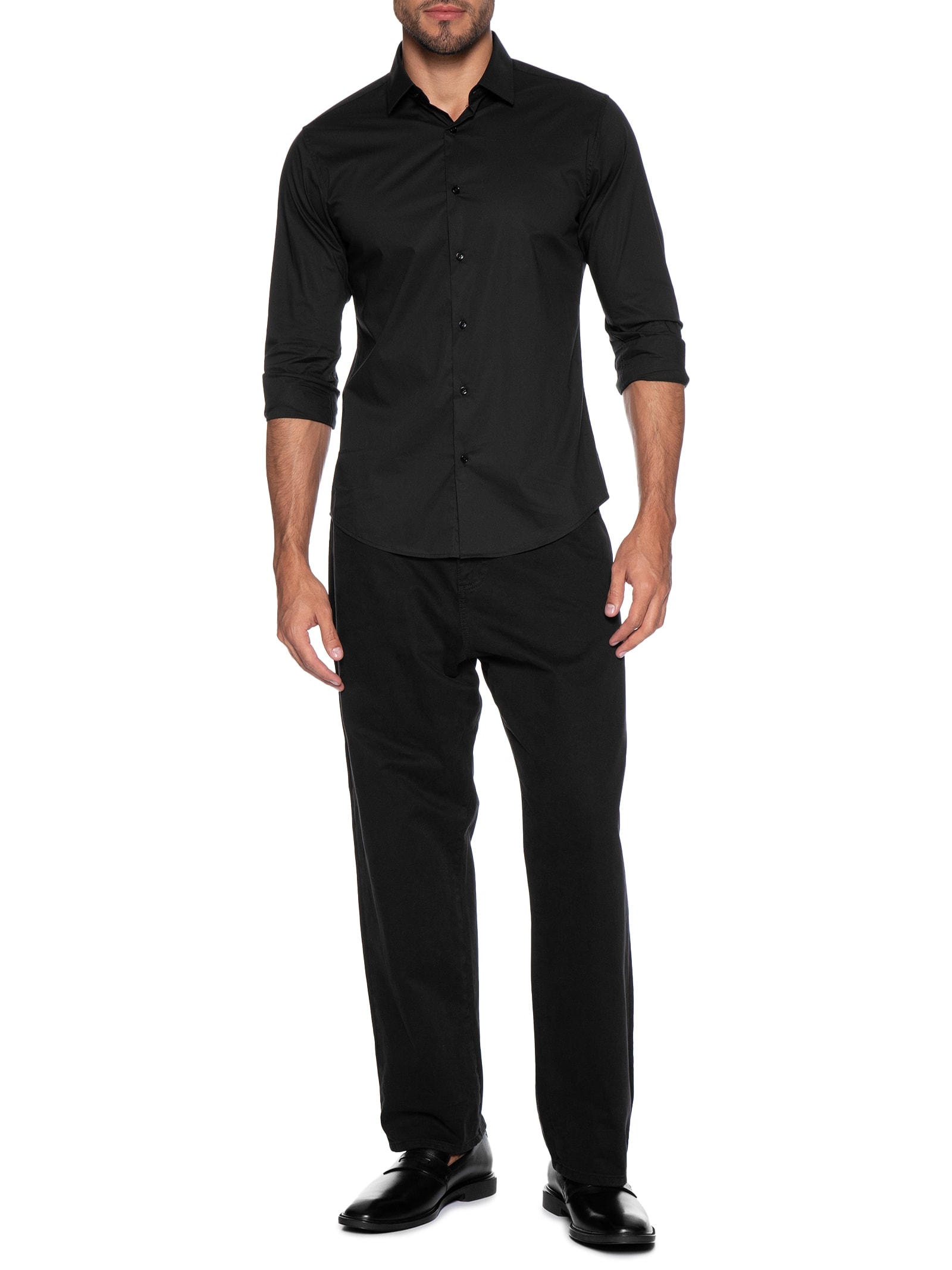 Sapato Oxford Masculino Gryff Loaf LTPL – Preto Hugo