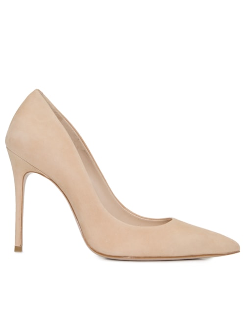 Scarpin Classic Nobuck - Bege