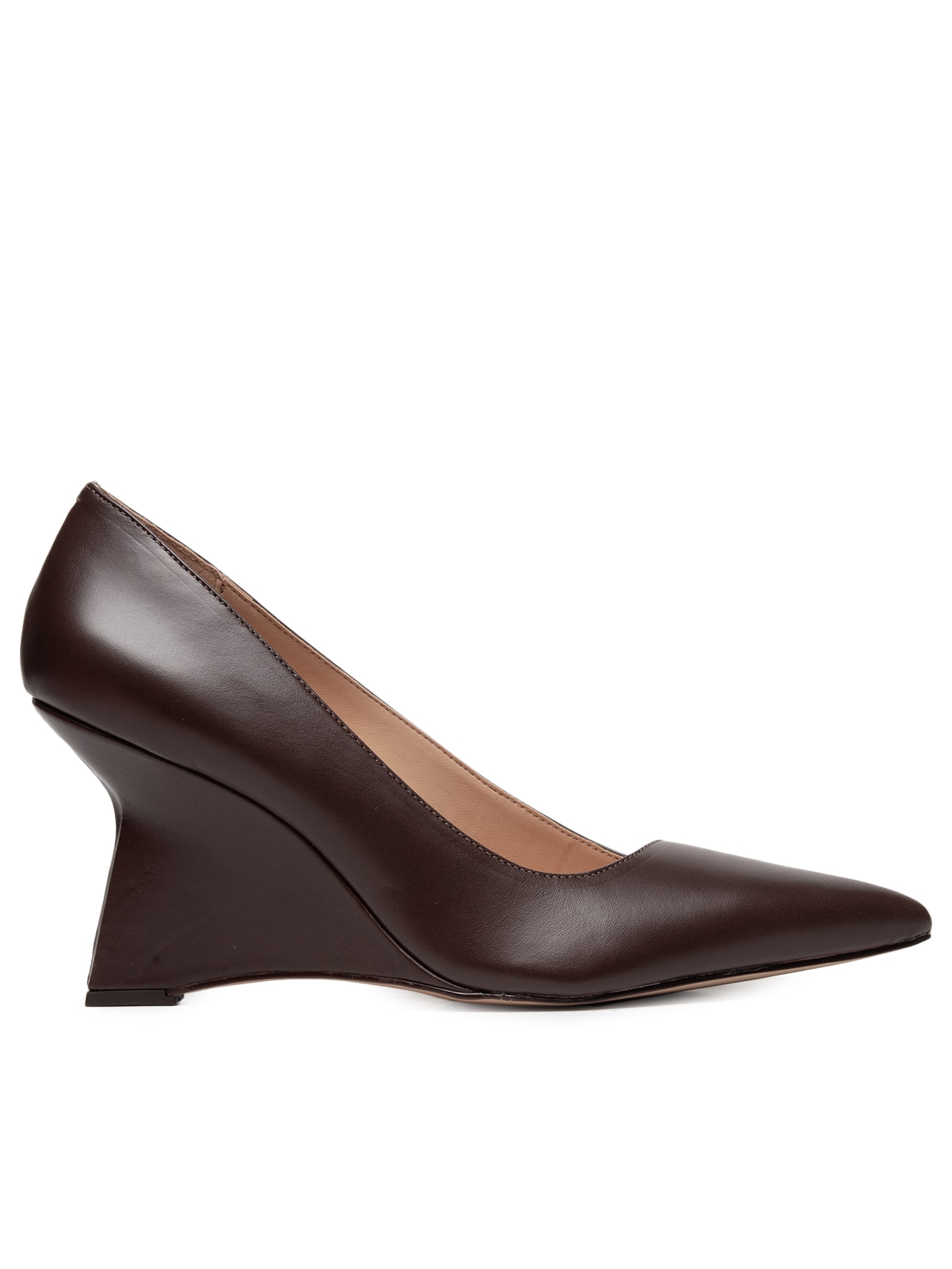 Scarpin Couro Marrom Luiza Barcelos