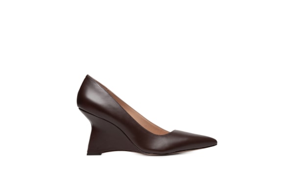 Scarpin Couro - Marrom