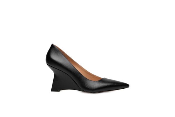 Scarpin Couro - Preto