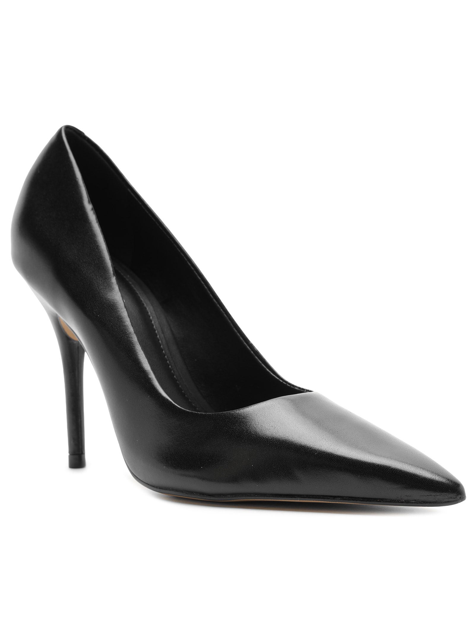 Scarpin Couro Salto Alto Bico Fino Gigi – Preto Arezzo