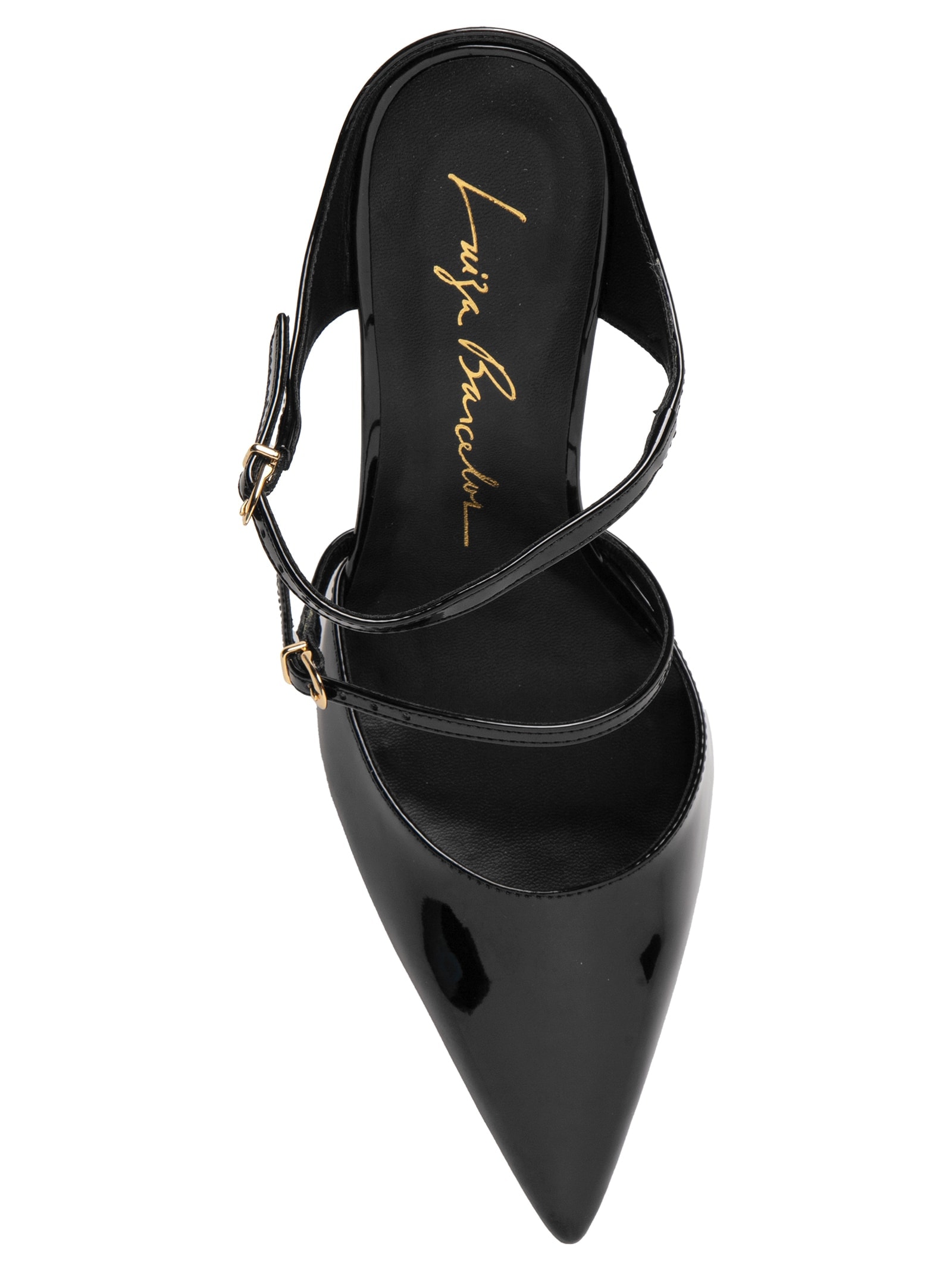 Scarpin Ecolux Preto Luiza Barcelos