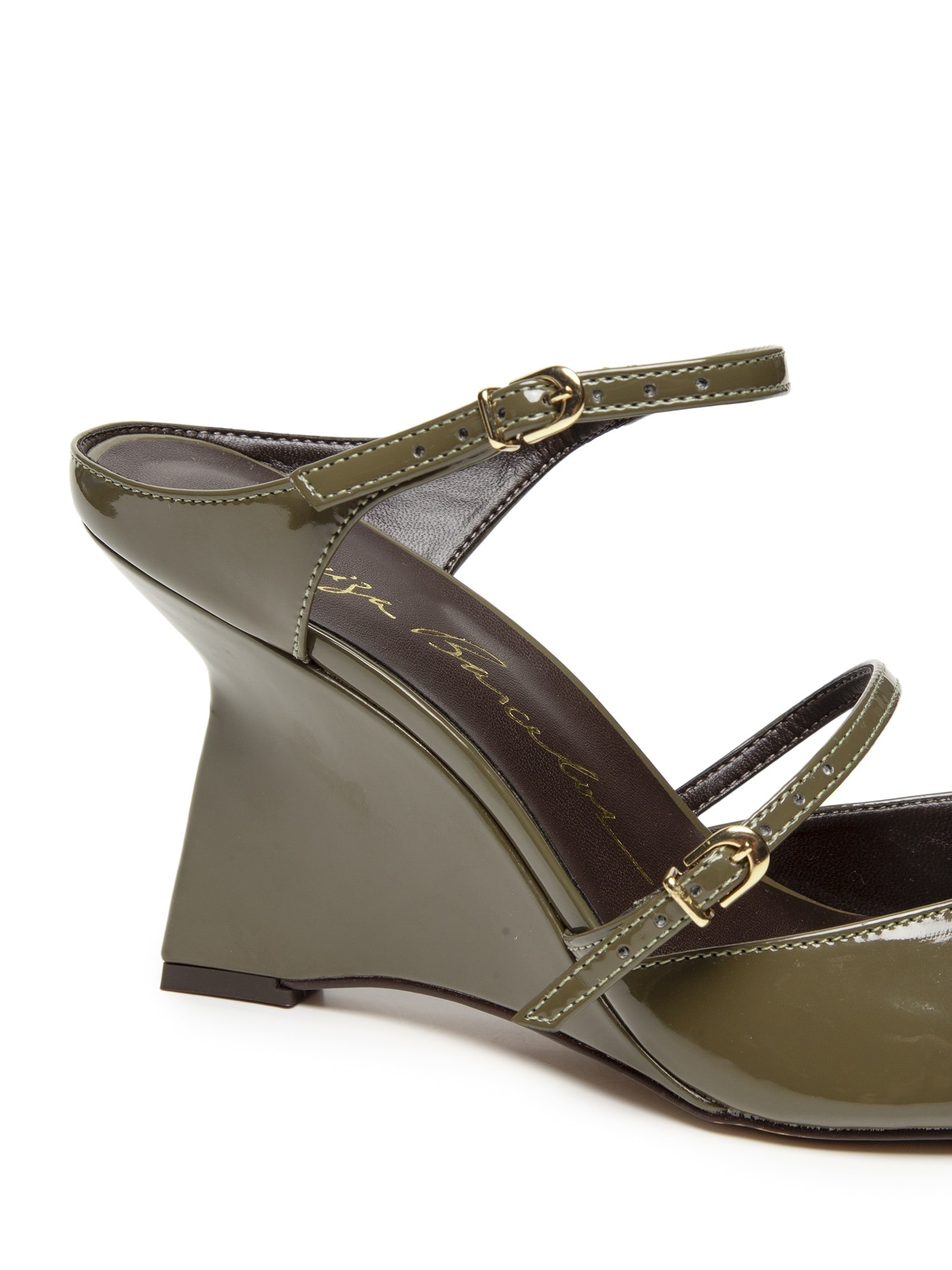 Scarpin Ecolux Verde Luiza Barcelos