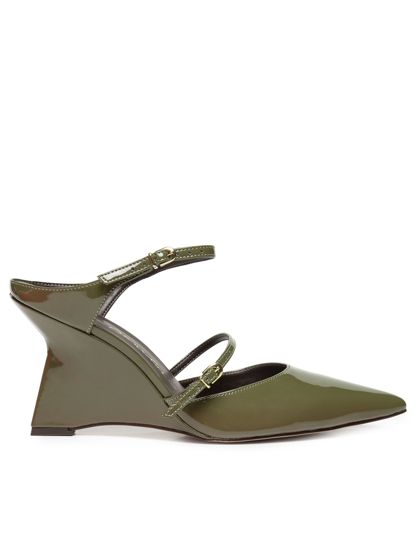 Scarpin Ecolux Verde Luiza Barcelos