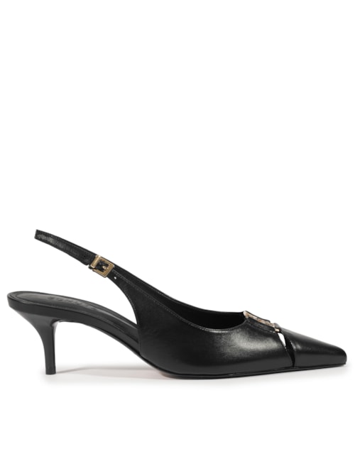 Scarpin Elegance Slingback – Preto