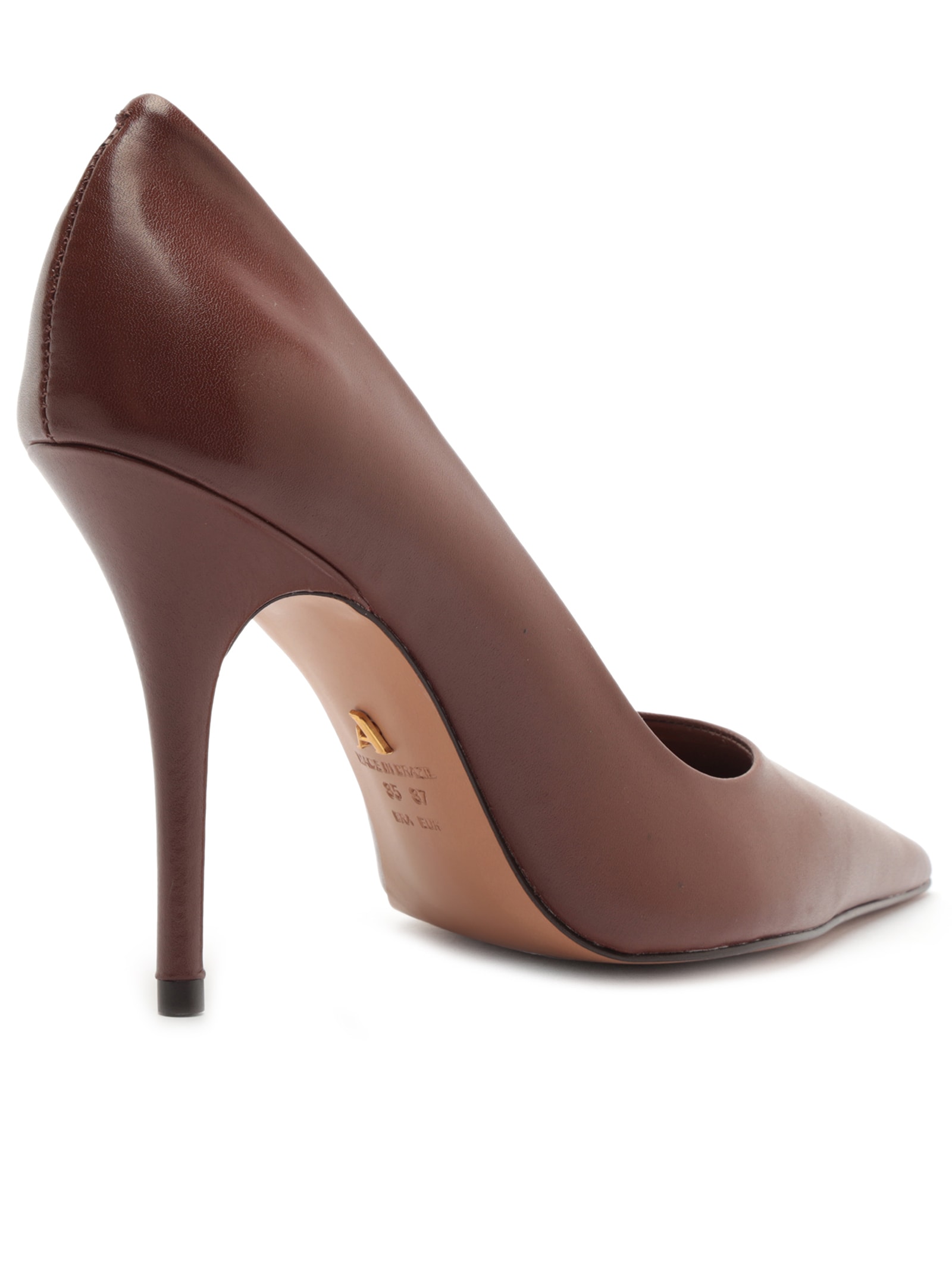 Scarpin Feminino Nappa Valencia Marrom Arezzo