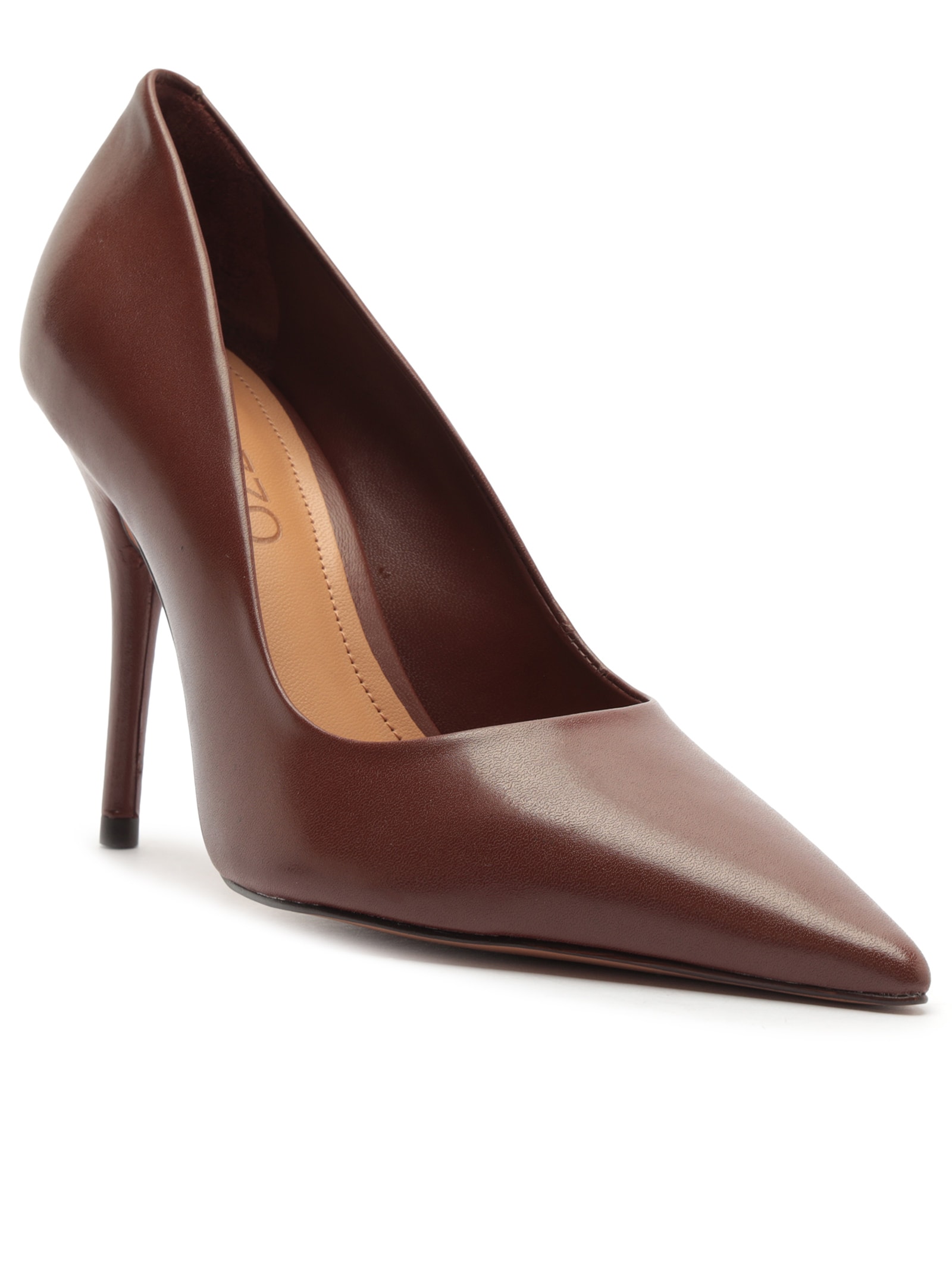 Scarpin Feminino Nappa Valencia Marrom Arezzo