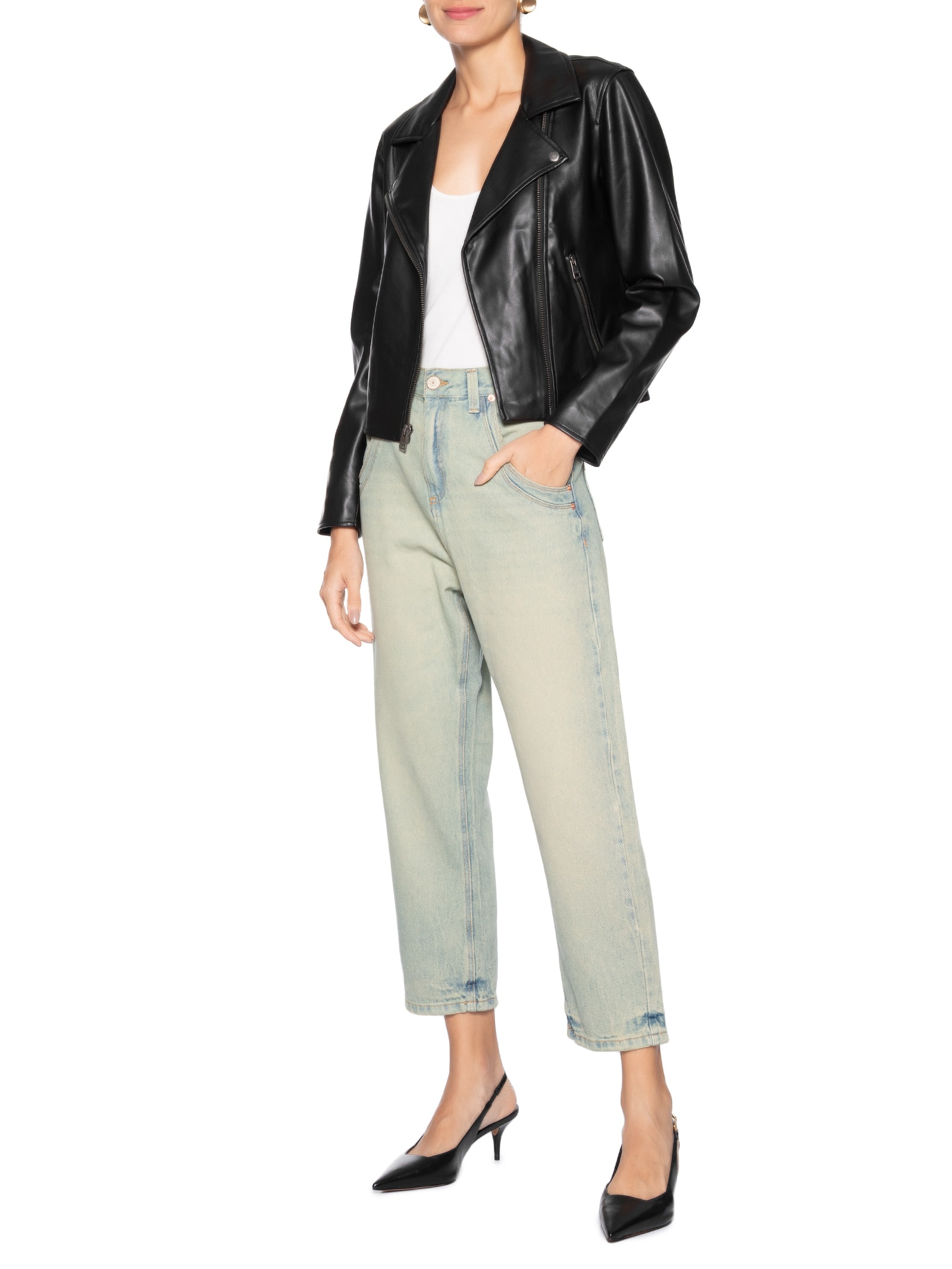 Scarpin Feminino Nappa Valencia Preto Arezzo