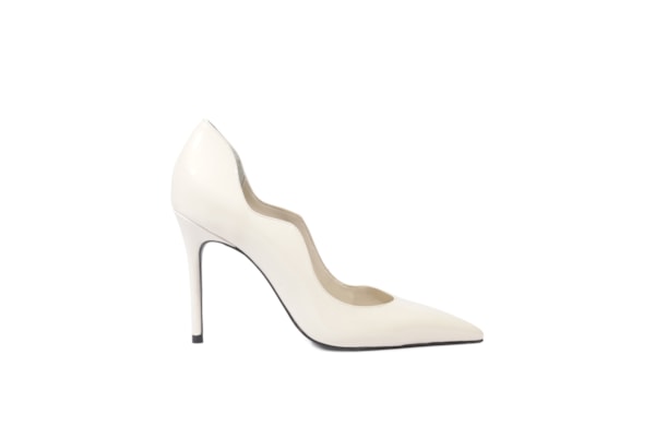 Scarpin Feminino Salto Alto Fino - Branco