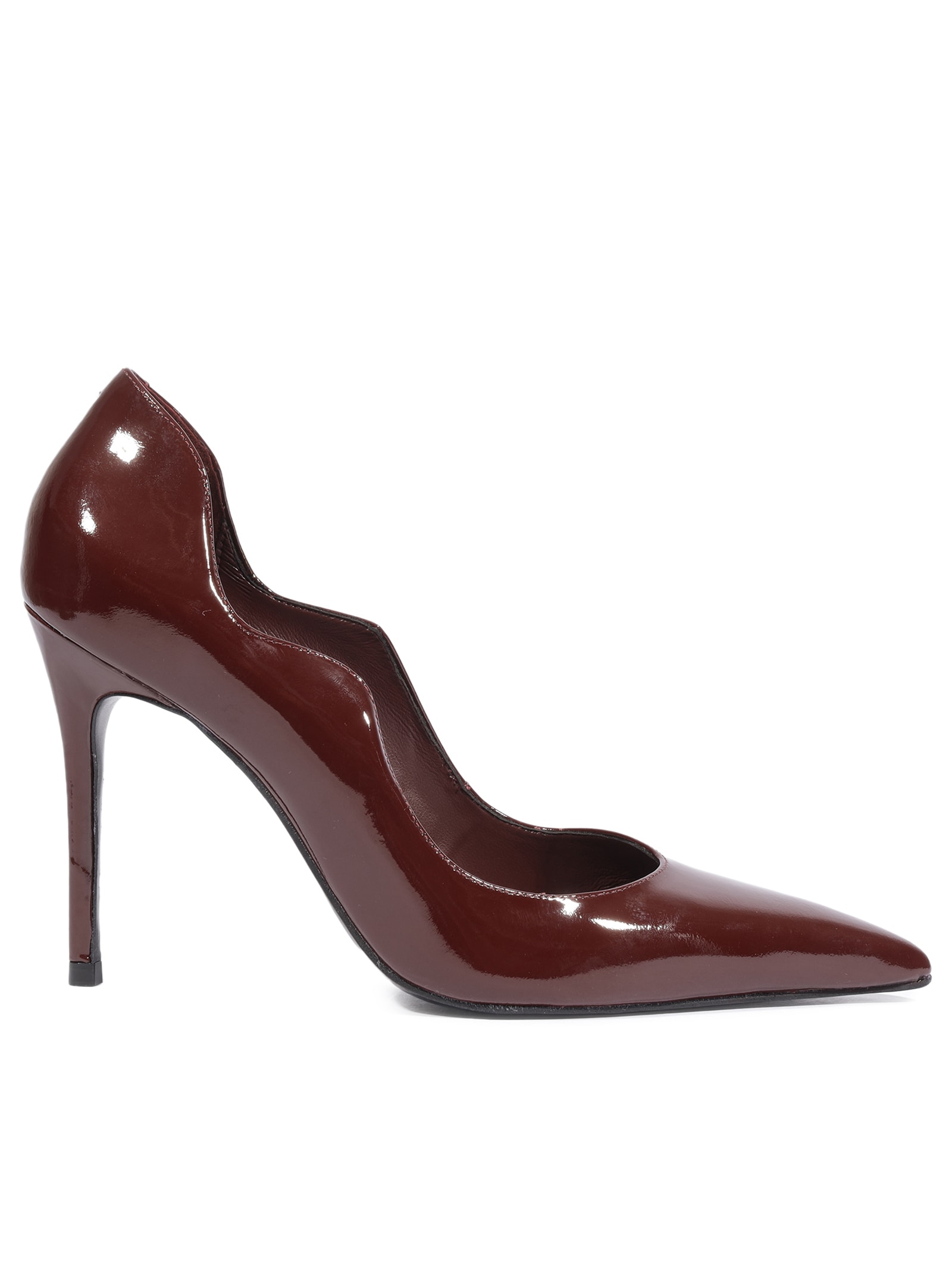 Scarpin Feminino Salto Alto Fino Vermelho Schutz