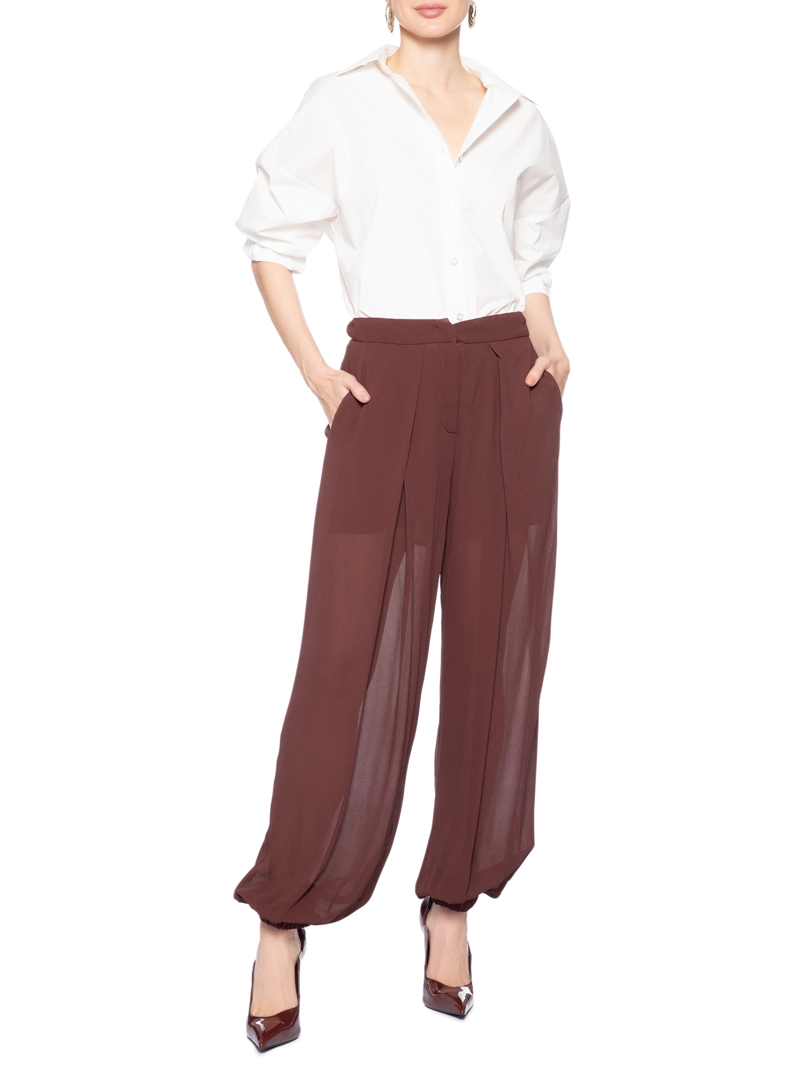 Scarpin Feminino Salto Alto Fino Vermelho Schutz