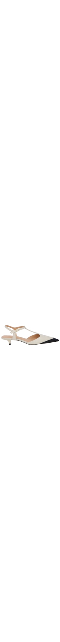 Scarpin Feminino Salto Fino Baixo Verniz Show – Off White