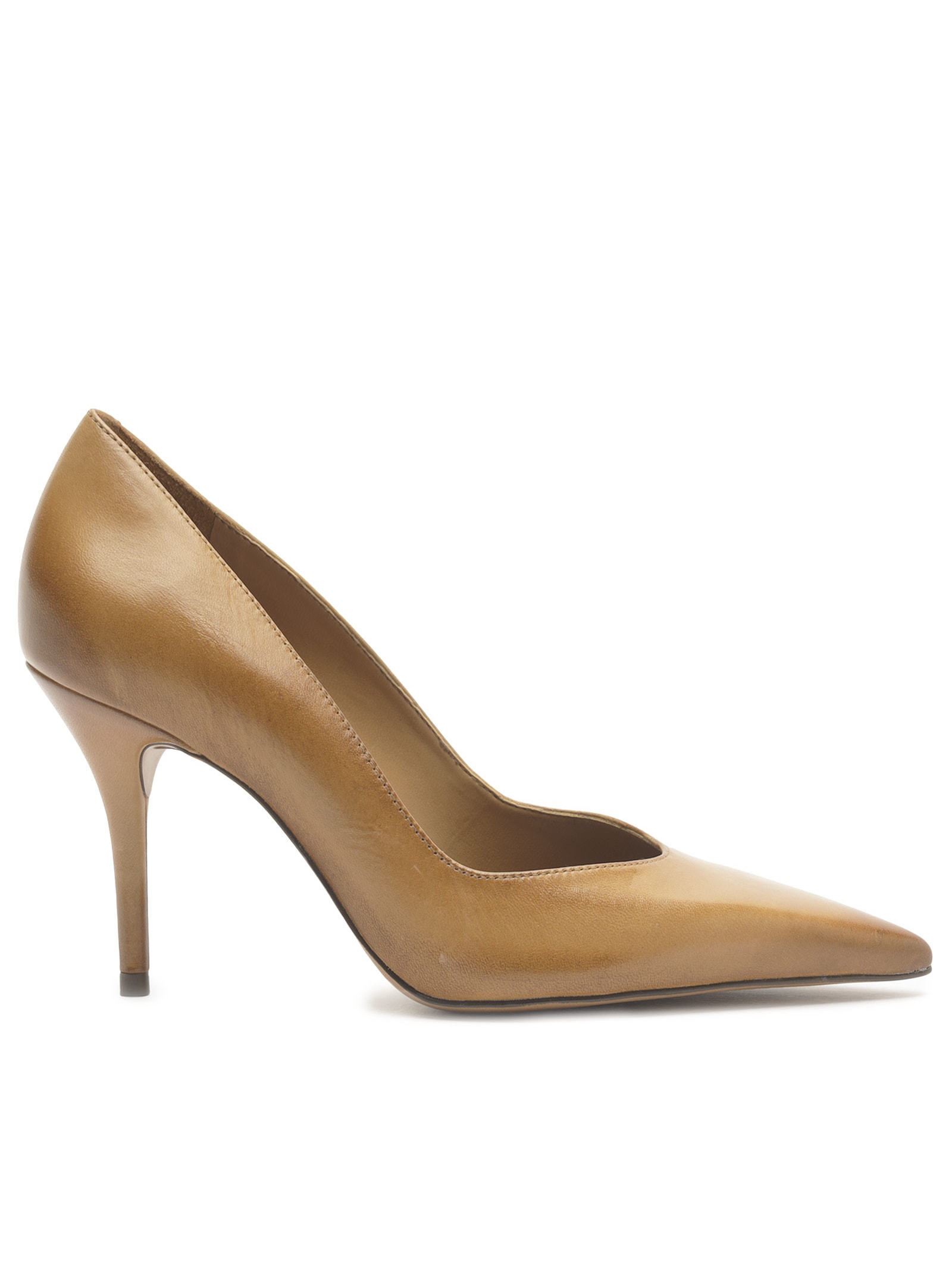 Scarpin Feminino Salto Fino Marrom Arezzo