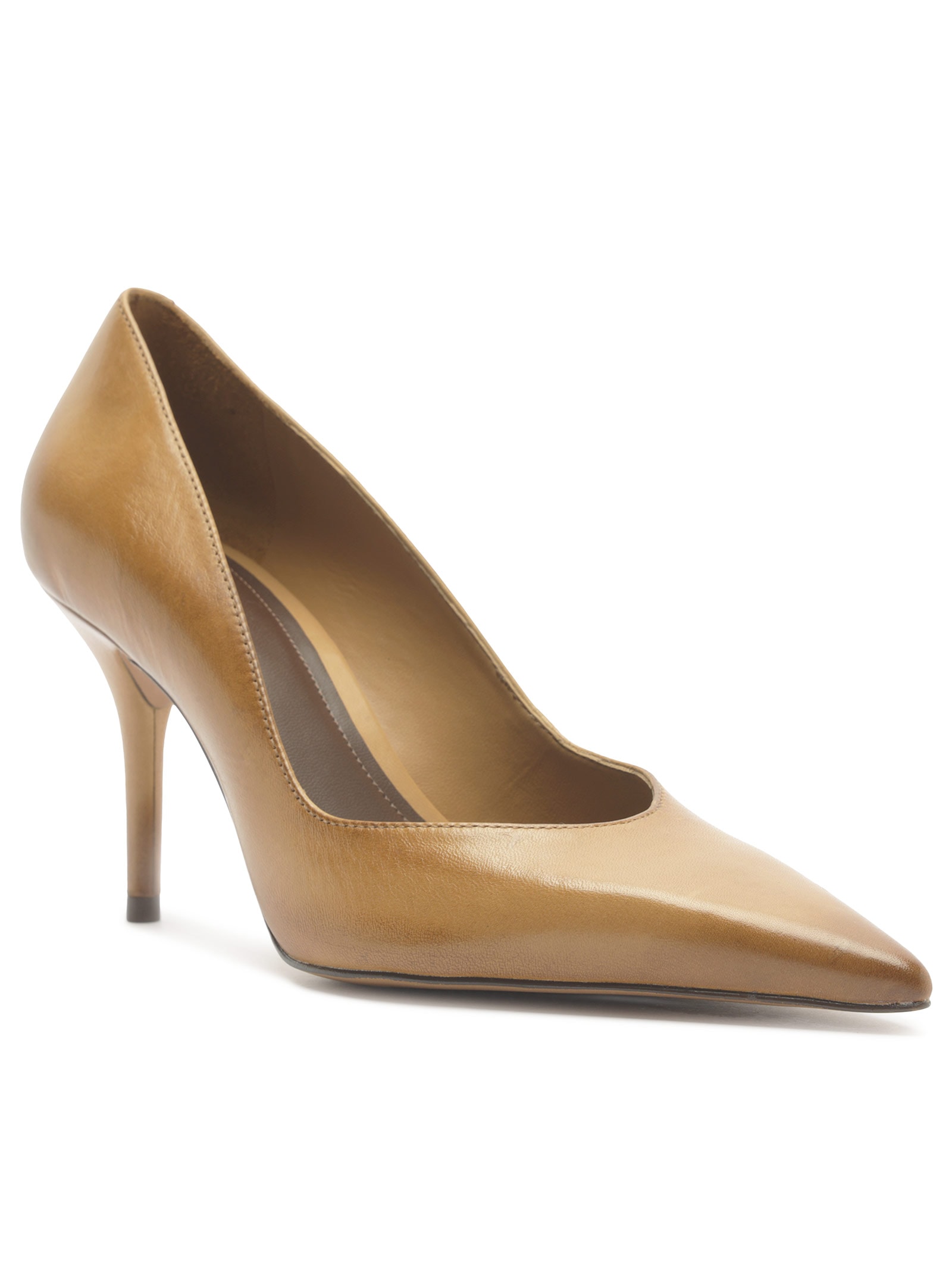 Scarpin Feminino Salto Fino Marrom Arezzo