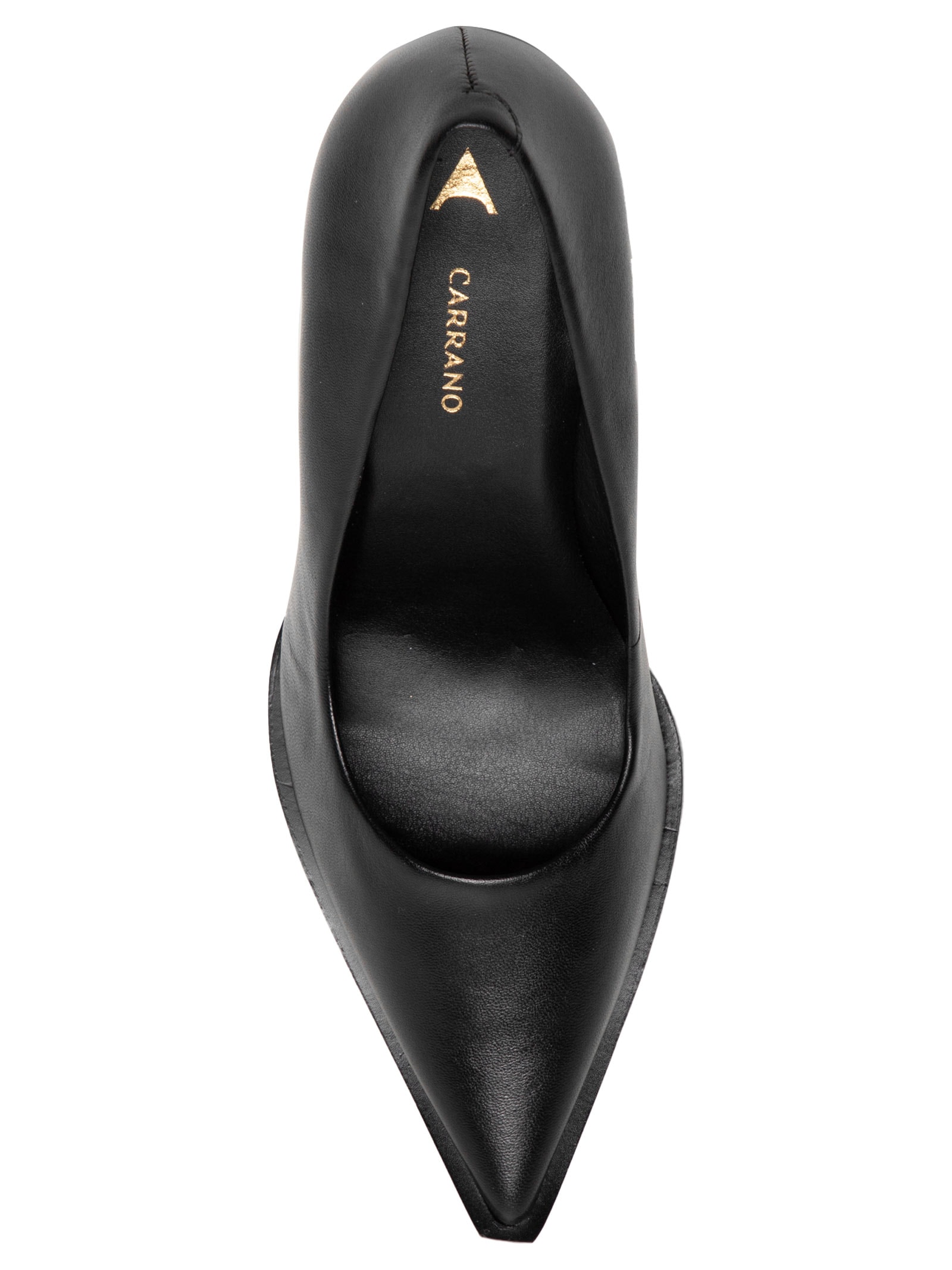 Scarpin Feminino Salto Grosso Preto Carrano
