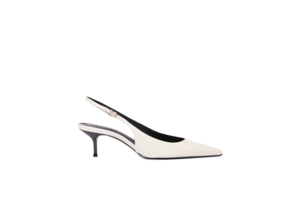 Scarpin Feminino Salto Médio Verniz Soft - Branco
