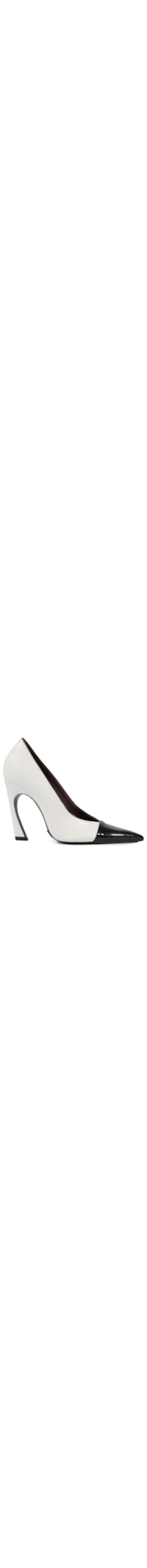 Scarpin Lexi Bico Fino Couro - Branco