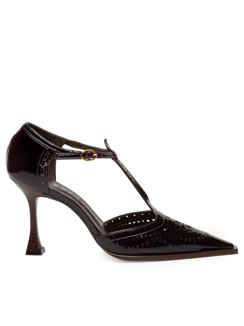 Scarpin Martina Bordô – Marrom