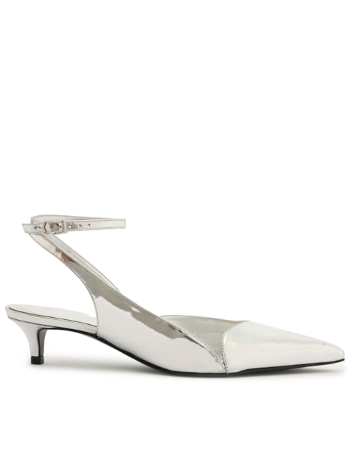 Scarpin Rumer Pump Mid – Prata