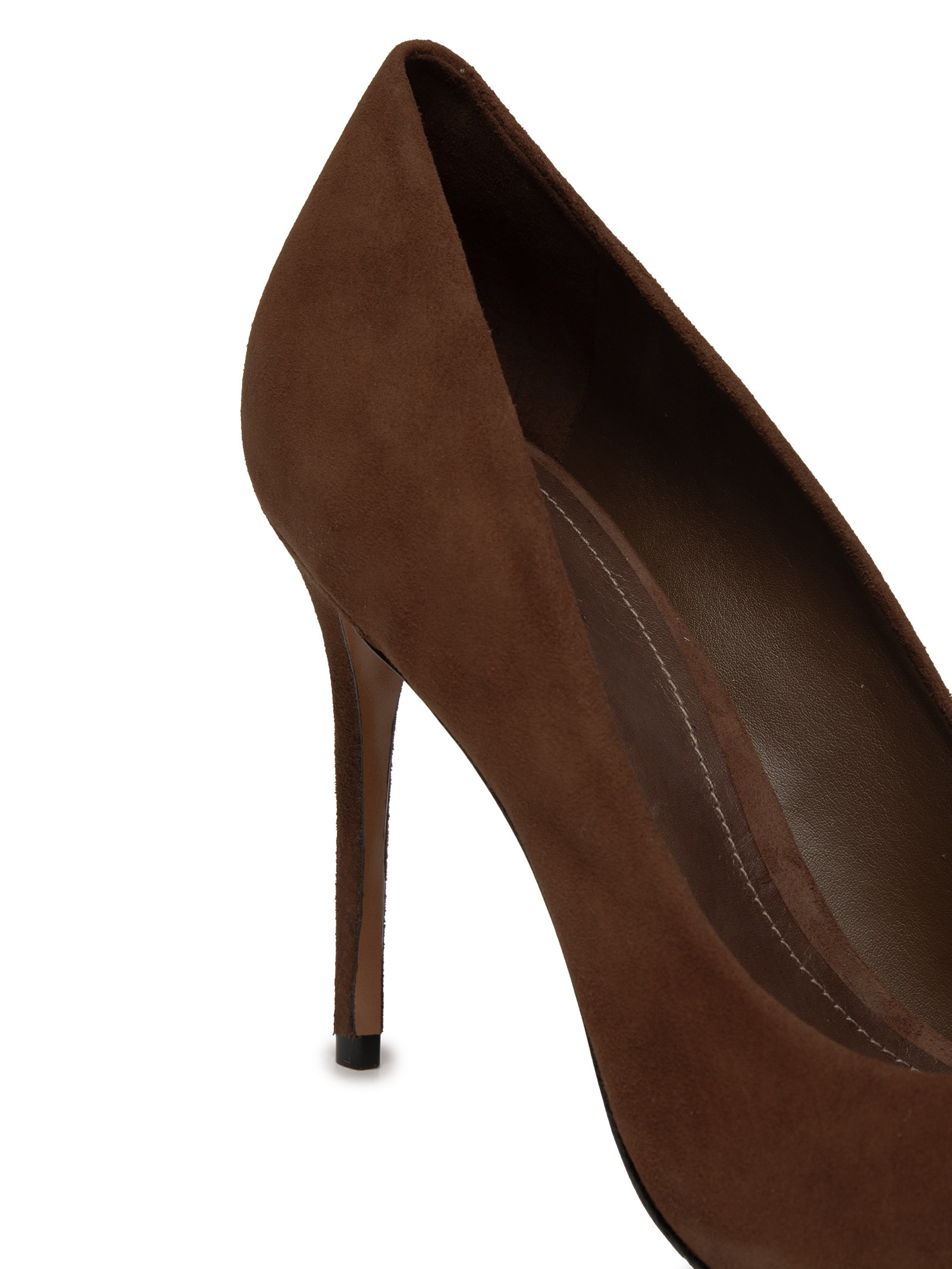 Scarpin Salto Fino Alto Marrom Schutz