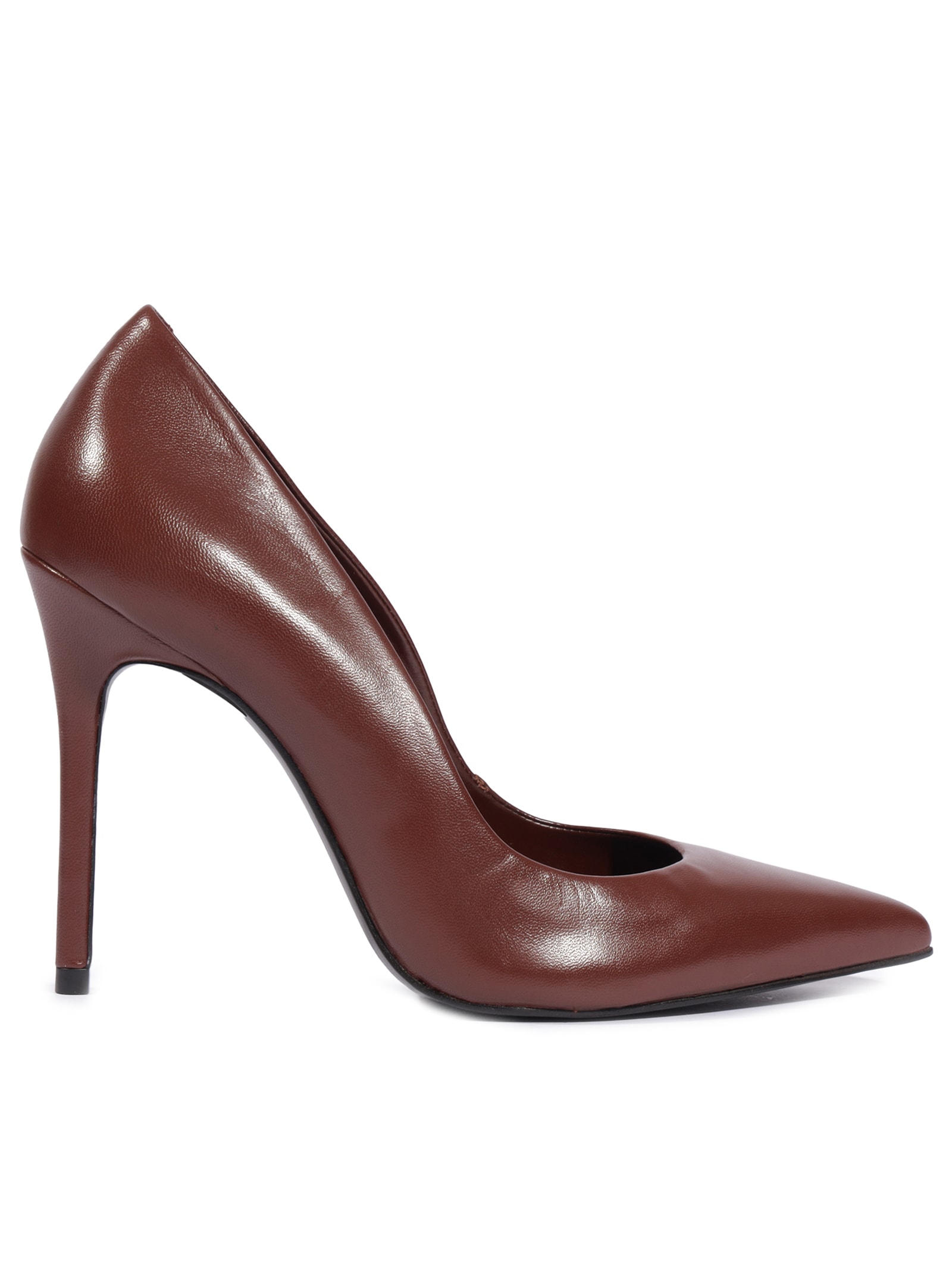 Scarpin Salto Fino Alto Vermelho Schutz