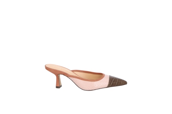Scarpin Salto Fino Médio Grease - Rosa