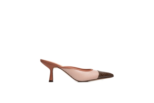 Scarpin Salto Fino Médio Grease - Rosa